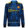 Camiseta de fútbol Manga Larga Manchester United Tercera Equipación 2021/22 - Hombre
